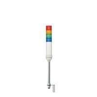 Kolumna świetlna bez buczyka Fi-60mm 4 elementy światło ciągłe LED 100-240V | XVC6M4 Schneider Electric