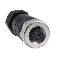 KON. M12 - ŻEŃSKI - PROSTY - 8P. ZACISKI | XZCC12FDM80B Telemecanique Sensors