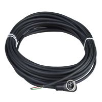 Złącze wtykowe żeńskie 1/2" kątowe DŁ.10M 3PIN | XZCP1965L10 TMSS France