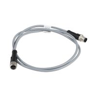 Kabel łączący OsiSense XZ proste męskie M12 4 piny kolankowe żeńskie M12 4 piny PVC 1m | XZCRV1511041C1 TMSS France