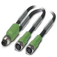 Kabel czujnika/urządzenia wykonawczego SAC-3P-M8Y/2X0,3-PUR/M 8FS | 1458664 Phoenix Contact
