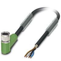 Kabel czujnika/urządzenia wykonawczego SAC-4P- 5,0-PUR/M 8FR SH, 4-pinowy, czarno-szary (5m) | 1521986 Phoenix Contact