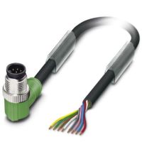 Kabel czujnika/urządzenia wykonawczego SAC-8P-M12MR/ 1,5-PUR , 3-pin, czarno-szary (1,5m) | 1522545 Phoenix Contact