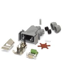 Złącza wtykowe D-SUB VS-09-PROFIBUS-S.C., 9-biegunowe, ukośne, szare | 1654549 Phoenix Contact