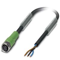Kabel czujnika/urządzenia wykonawczego SAC-3P- 3,0-PUR/M 8FS, 3-pin, czarno-szary (3m) | 1669725 Phoenix Contact
