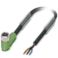 Kabel czujnika/urządzenia wykonawczego SAC-3P- 1,5-PUR/M 8FR , 3-pin, czarno-szary (1,5m) | 1669738 Phoenix Contact
