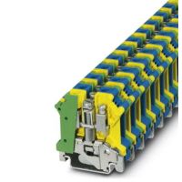Złączka instalacyjna do przewodów ochronnych 2-przewodowe 0,2-10mm2 UK 6 N-PE/N zółto-zielone | 3024753 Phoenix Contact