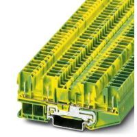 Sprężynowe złącza uziemiające ST 2,5-QUATTRO/4P-PE, żółte | 3042162 Phoenix Contact