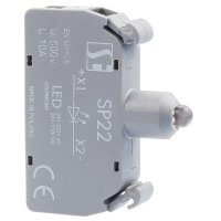 Oprawa z LED-em uniwersalnym, podstawowa, czerwona | SP22-1408\P01 Spamel