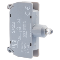 Oprawa z LED-em uniwersalnym, zielona | SP22-1408\P12 Spamel