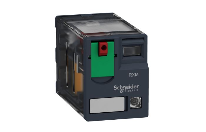 Przekaźnik wtykowy miniaturowy Zelio RXM 4 styki przełączane 24VAC dioda LED | RXM4AB2B7 Schneider Electric