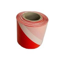 Folia, taśma kablowa ostrzegawcza biało-czerwona (opak 100m) | WEG-004597 Nowicki