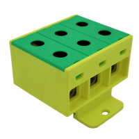 Złączka szynowa 3-torowa 50mm2 ZGX 3x50 żółto-zielona | ENE-00209 Incobex-Elplast