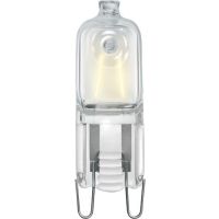 Żarówka halogenowa wysokonapięciowa bez odbłyśnika Halogen MV Caps 28W G9 230V CL 1BC/10 | 925640644202 Philips