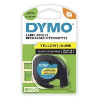 Taśma do drukarek DYMO 12mmx4m plastikowa, żółty (poprz. nr kat. S0721570) | S0721620 Newell
