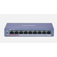 Przełącznik sieciowy 8 x RJ4510/100M (PoE 802.3af/at) + 1 x RJ4510/100M, DS-3E0109P-E/M(B) | 301801293 Hikvision