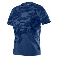 T-shirt roboczy Camo Navy, rozmiar L | 81-603-L TOPEX