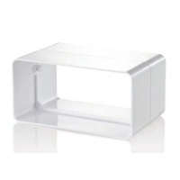 Łącznik kanałów 120x60 biały | 420 Vents