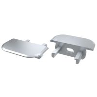 Zaślepka z otworem okrągła szara EC-PROFIL do profilu Z GXLP990 | 12-0104-00 LED Labs