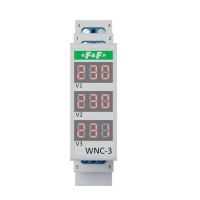 Wskaźnik napięcia modułowy - 3 fazowy LCD | WNC-3 F&F