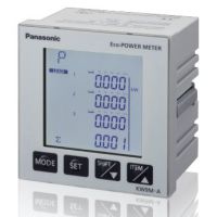 Analizator parametrów sieci KW9M, panelowy, kW, kWh, kvar, A, V, PF, Hz, Tem.stC, RS485, Modbus (RTU | AKW92112 Panasonic