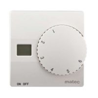 Regulator temperatury natynkowy manualny sonda 2,5m logo Matec RTS-01A | MTC10000402 Zamel
