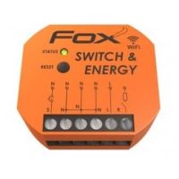 Podwójny przekaźnik Wi-Fi dwukanałowy 230 V DOUBLE SWITCH FOX | Wi-R2S2-P F&F
