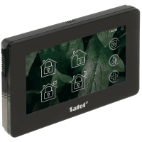 Manipulator z ekranem dotykowym 7" czarny | INT-TSH2-B Satel