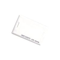 Karta RFID 125kHz 1,8mm z numerem (8H10D+W24A), z otworem, laminowana, biała | EMC-01 GDE Polska