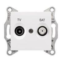 Gniazdo TV/SAT końcowe (1dB)białe, Sedna | SDN3401621 Schneider Electric