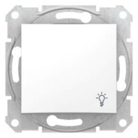 Przycisk światła 10AX/250V biały, Sedna | SDN0900121 Schneider Electric