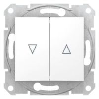 Łącznik żaluzjowy z blokadą mechaniczną 10AX/250V biały, Sedna | SDN1300321 Schneider Electric