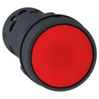 Przycisk sterowniczy Fi-22mm czerwony z samopowrotem 1Z 1R, Harmony XB7 | XB7NA45 Schneider Electric