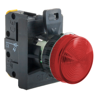 Lampka sygnalizacyjna 230V LED standard, czerwona | ST22-LC-230-LED\AC Spamel