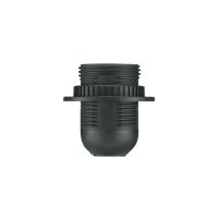 Oprawka termoplastyczna E27 z kołnierzem, czarna | D.3006 Pawbol