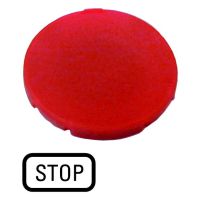 Wkładka przycisku, płaska czerwona, z op M22-XD-R-GB0 | 218194 Eaton