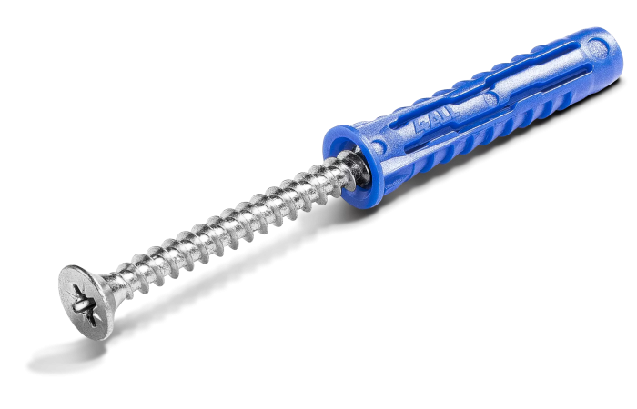 Kołek uniwersalny Fi-8mm z wkrętem 5x60mm (50szt.) | 4ALL-08+5060 Rawlplug