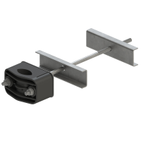 Uchwyt U-1 słupa ŻN z odsadzeniem L200 M10 fi 25-50 mm | U50(1)ŻN-ZO ALPAR