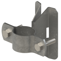 Uchwyt na rurę słup wirowany fi 50 U50W | UM50W ALPAR