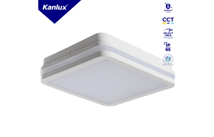 Plafon LED BENO 24-30W CCT-L W 3000/3500/4000K max 3180/3490/3410lm IP65 5 lat Gwar. | 38782 Kanlux