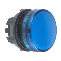 Główka lampki sygnalizacyjnej LED Fi-22mm, niebieska IP66, Harmony XB5 | ZB5AV063 Schneider Electric