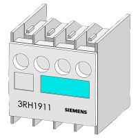 Blok styków pomocniczych 1NO+1NC, 1-2-biegunowy, DIN EN 50005, przyłącze śrubowe, wlk. S00 $ | 3RH1911-1MA11 Siemens