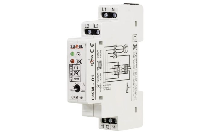 Czujnik kolejności faz 230/400V AC TYP: CKM-01 | EXT10000019 Zamel