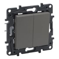 Łącznik schodowy podwójny 10AX- kolor stalowy Niloe Step | 863408 Legrand