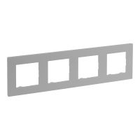 Ramka poczwórna 4x- kolor stalowy Niloe Step | 863494 Legrand