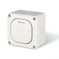 Łącznik pojedynczy natynkowy PROTECTA 10AX 250V IP66 | 137.5011 Scame