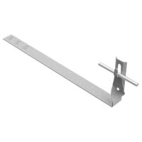 Uchwyt dachówkowy regulowany zacisk, skręt, L=43cm, ocynk ogniowy | AH0921OG AH Hardt