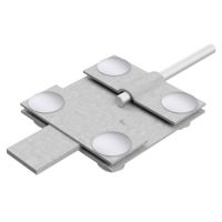 Złącze kontrolne 4-otworowe, drut-bednarka, B do 50mm, ocynk ogniowy | AH0309OG AH Hardt