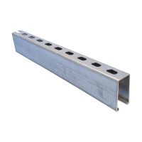 Profil strut typu E, perforowany, PG, 83mmx41mmx2,5mm, E25H6000PG (6m) | 310605 Erico