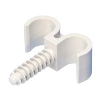 Klips podwójny, rurowy z zatyczką, 22mm OD, FRF022X2 | 571230 Erico